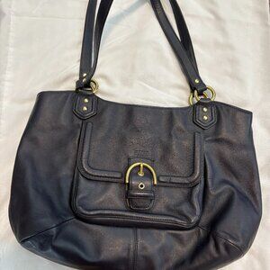 Navy Coach Tote